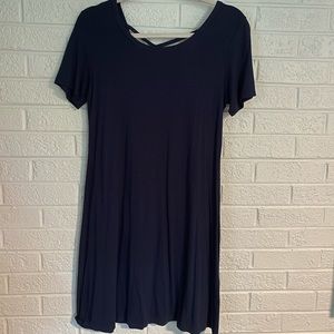 Navy t-shirt dress